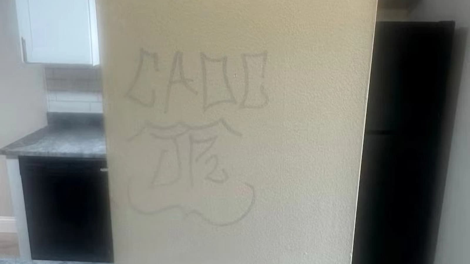 Siding repair before and after - before